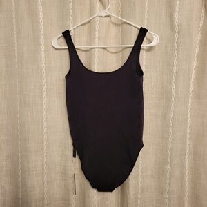 SKIMS Essential Scoop Neck Bodysuit Black— L/XL — New With Tags